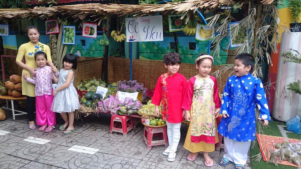 Chợ quê cho bé