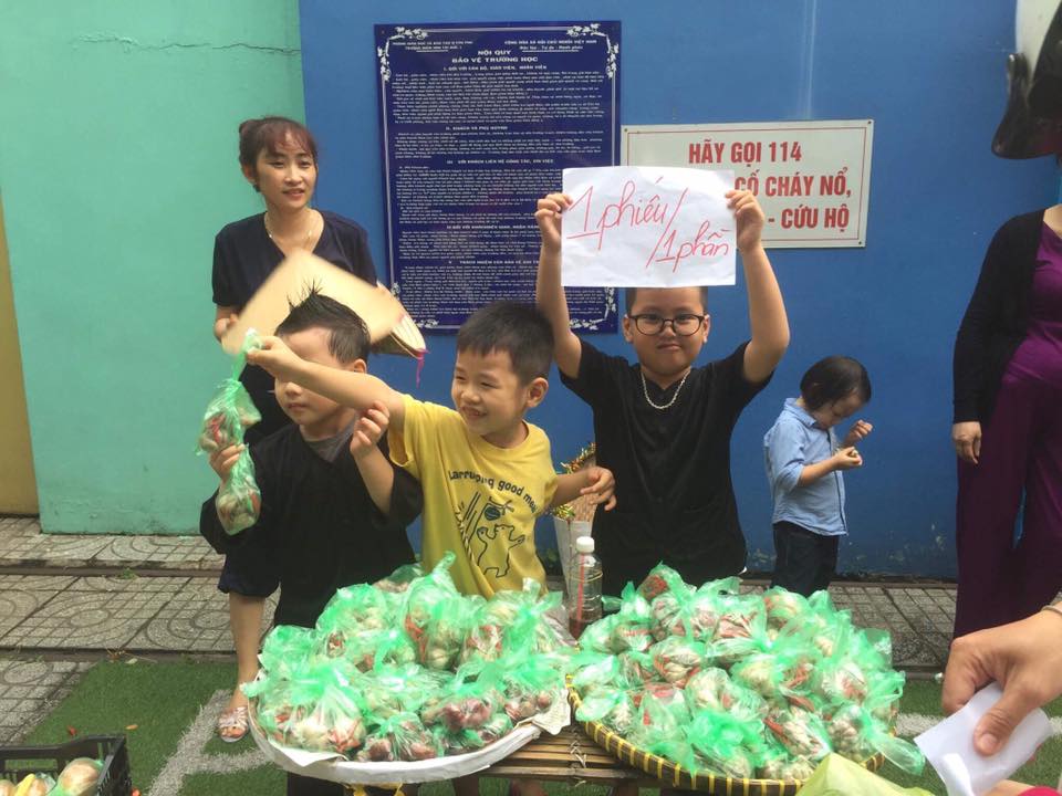 Chợ quê cho bé