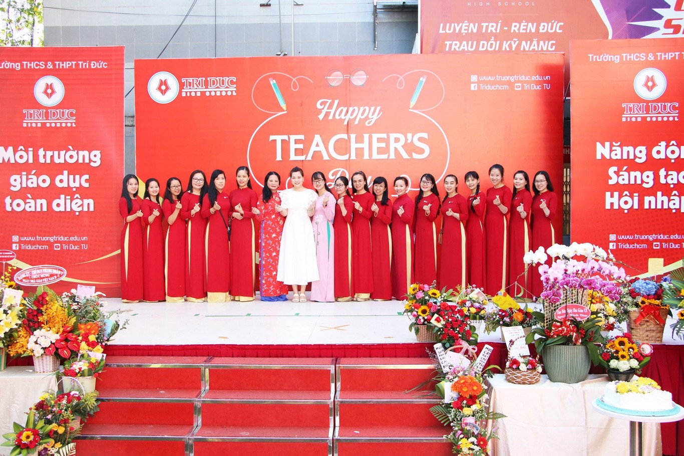 ngày nhà giáo việt nam 20-11-2020 tại trường trí đức quận tân phú tp hồ chí minh