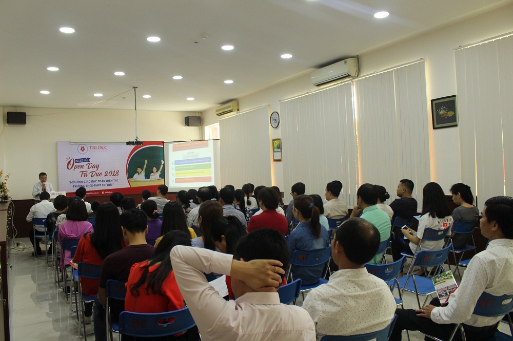 ngay hoi open day truong tri duc tphcm - truong noi tru - truong ban tru